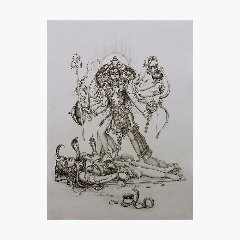 MahaKali drawing