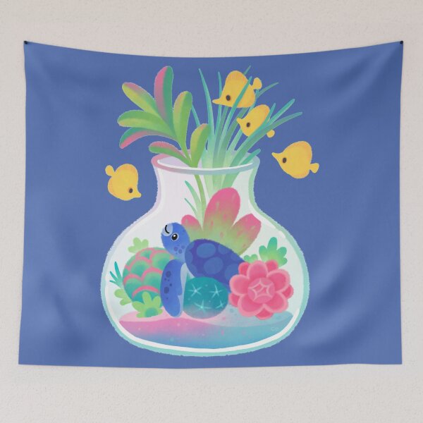 Item preview, Ocean terrarium - Sea turtle designed and sold by pikaole.