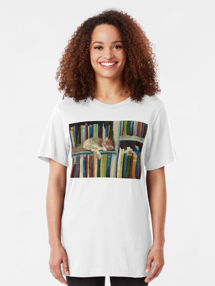Vista alternativa de Camiseta ajustada Bastante bien leído
