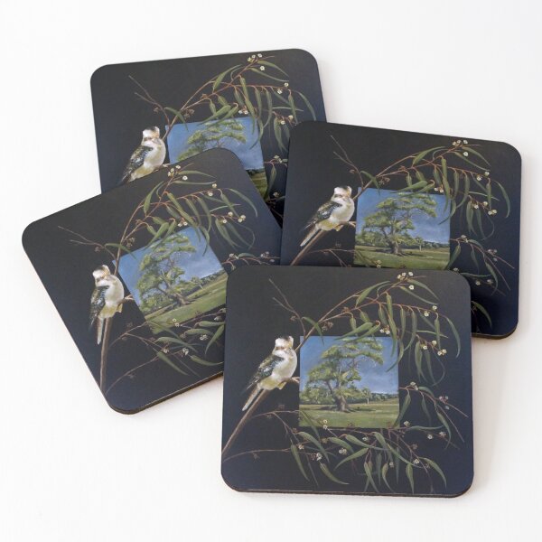 Merry Merry King by Avril Thomas Coasters (Set of 4)