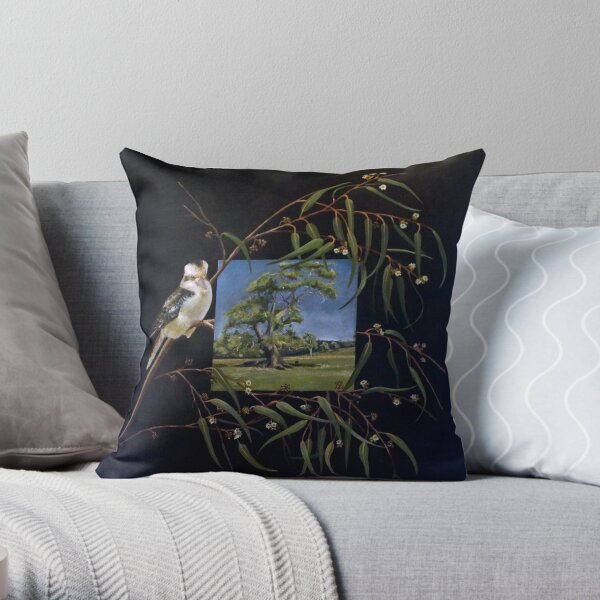 Merry Merry King by Avril Thomas Throw Pillow