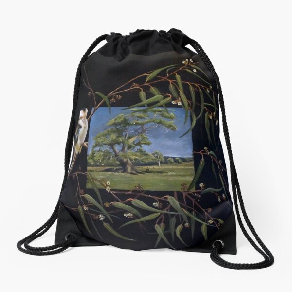 Merry Merry King - Oil Painting by Avril Thomas - Adelaide / South Australia Artist Drawstring Bag