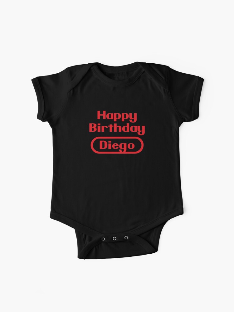 Diego Happy Birthday Gift Video Games Retro Baby One-Piece for Sale by  elhefe