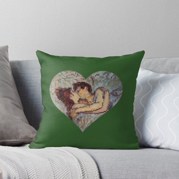 Item preview, Henri de Toulouse-Lautrec's In Bed: The Kiss Painting in Pixel designed and sold by wearmishmash.