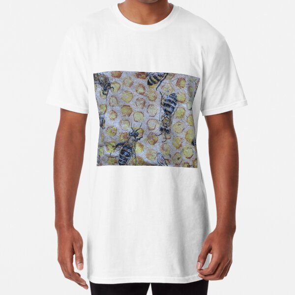 Honey Bees Art Long T-Shirt