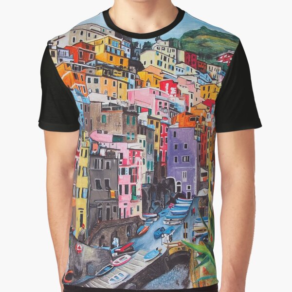 Artikel-Vorschau von ITALIEN Cinque Terre ist in Pastelltönen gehalten, designt und verkauft von annagreenranger.