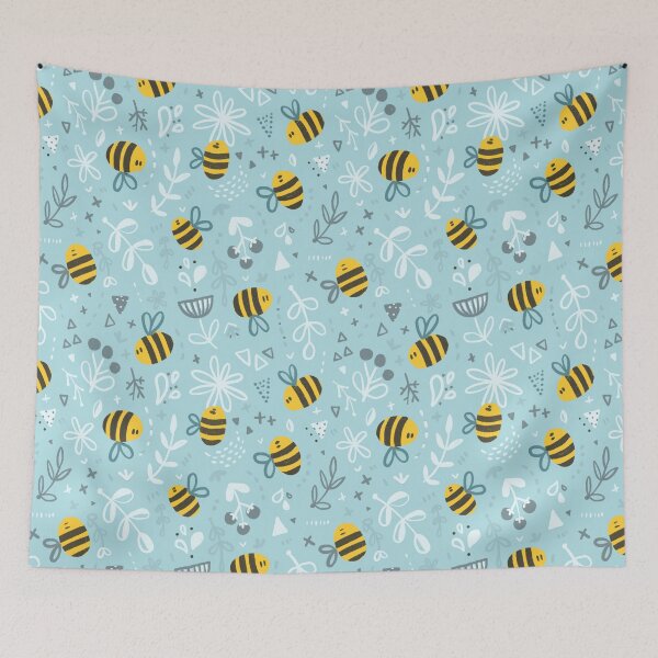 Item preview, Bees and flowers designed and sold by kostolom3000.