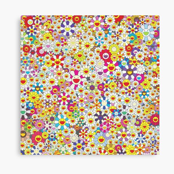 Happy Flowers Canvas Print