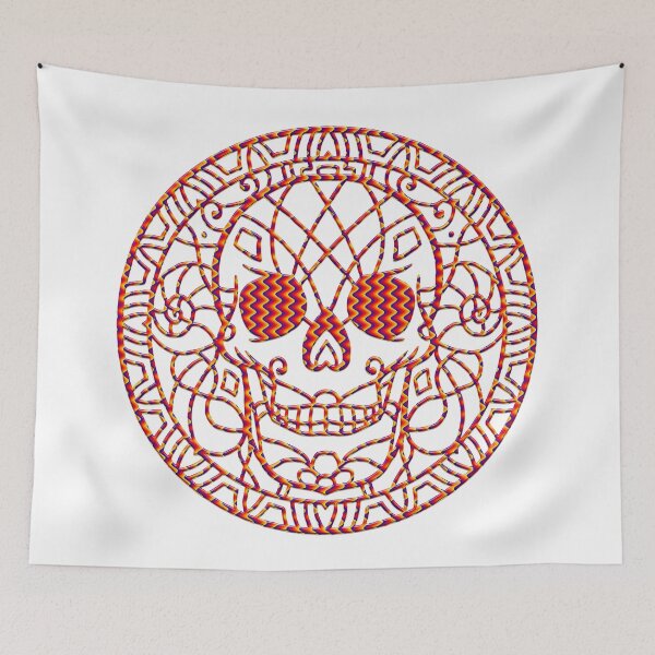 Item preview, Eyes Skull Mandala designed and sold by Art-Frankenberg.