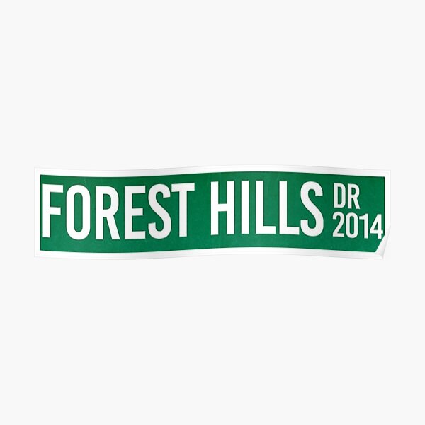 J Cole Forest Hills Poster