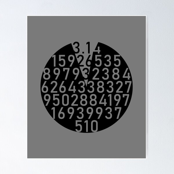 Item preview, Pi Number π Missing Slice Math design designed and sold by GetItGiftIt.