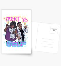 Treat Yo Self Postcards