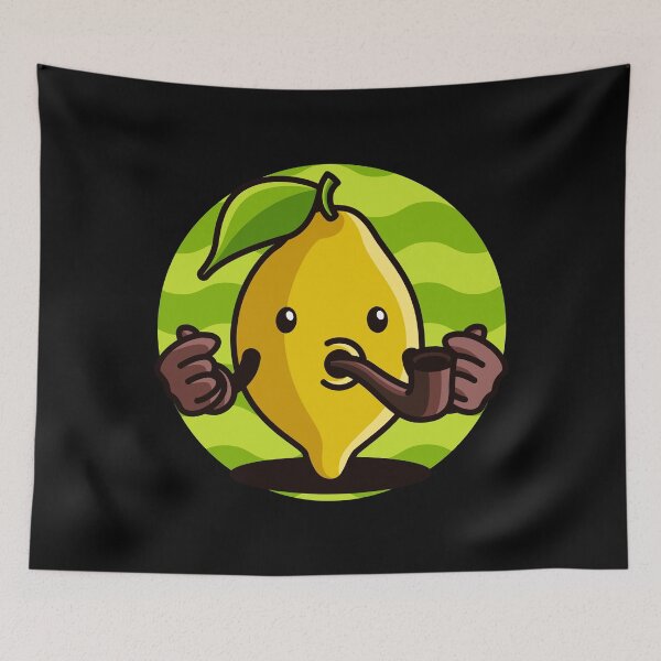 Item preview, Lemon with a pipe designed and sold by tonstan.