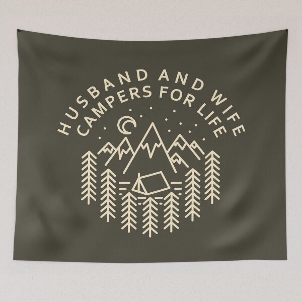 Item preview, Husband and Wife Campers For Life designed and sold by lowercasev.