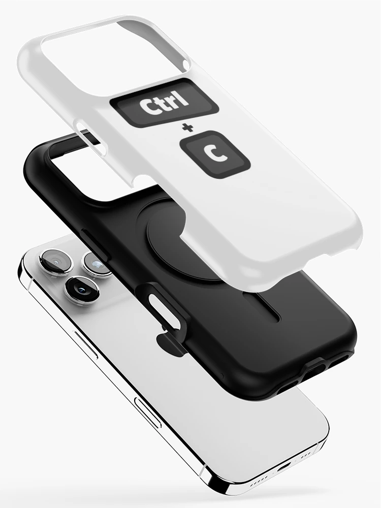 Thumbnail 2 of 4, iPhone Case, Ctrl + C - Computer Programming - Light Color designed and sold by Programming Jokes.