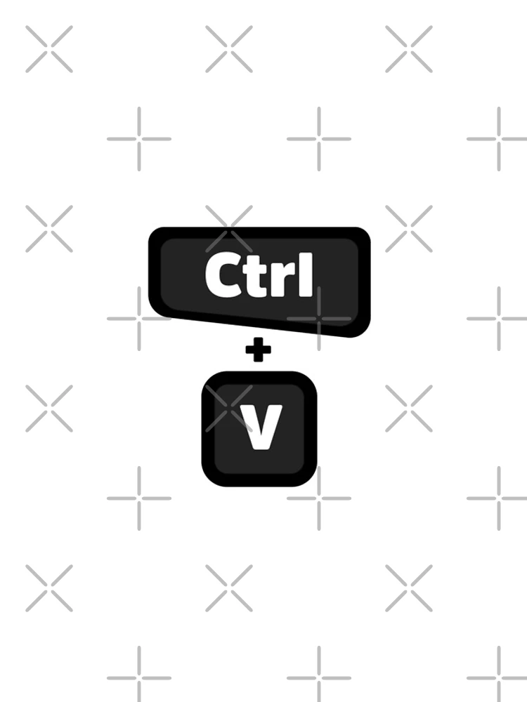 Thumbnail 4 of 4, Samsung Galaxy Phone Case, Ctrl + V - Computer Programming - Light Color designed and sold by Programming Jokes.
