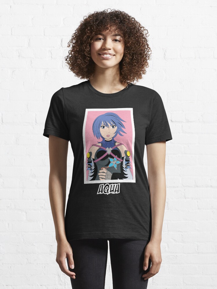 Alternate view of Aqua Kingdom Hearts Essential T-Shirt