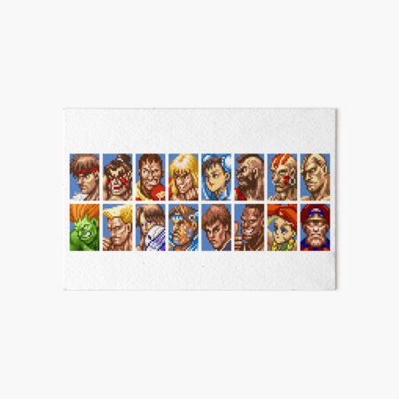 Super Street Fighter II - Vega | Art Board Print