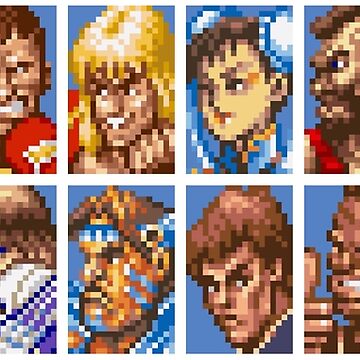 Street Fighter II was a masterpiece of clever, concise sprite design