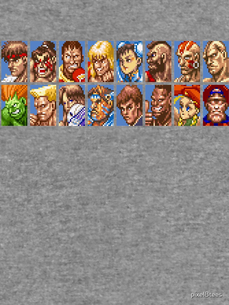 Street Fighter II was a masterpiece of clever, concise sprite design