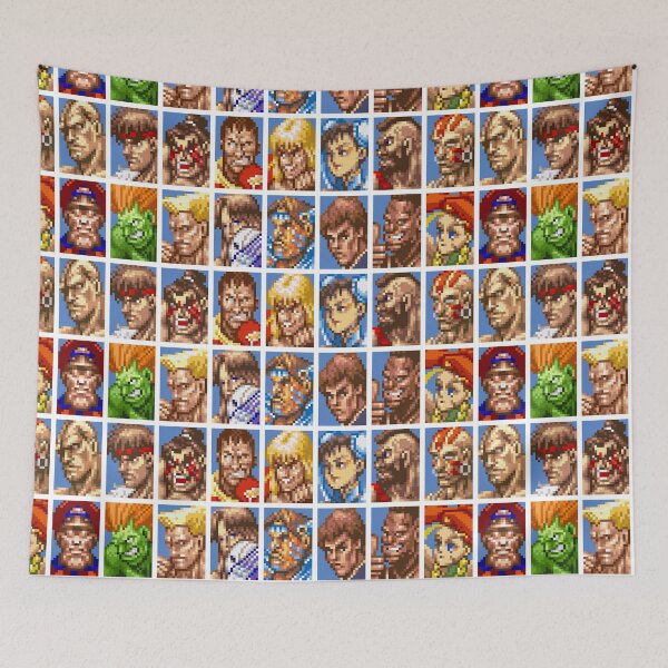 Item preview, Super Street Fighter II - Character Select designed and sold by pixel8tees.