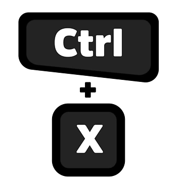 Artwork thumbnail, Ctrl + X  - Computer Programming - Light Color by Programming Jokes
