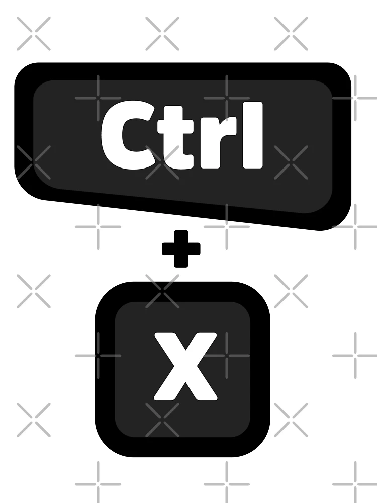 Thumbnail 3 of 3, Scarf, Ctrl + X - Computer Programming - Light Color designed and sold by Programming Jokes.