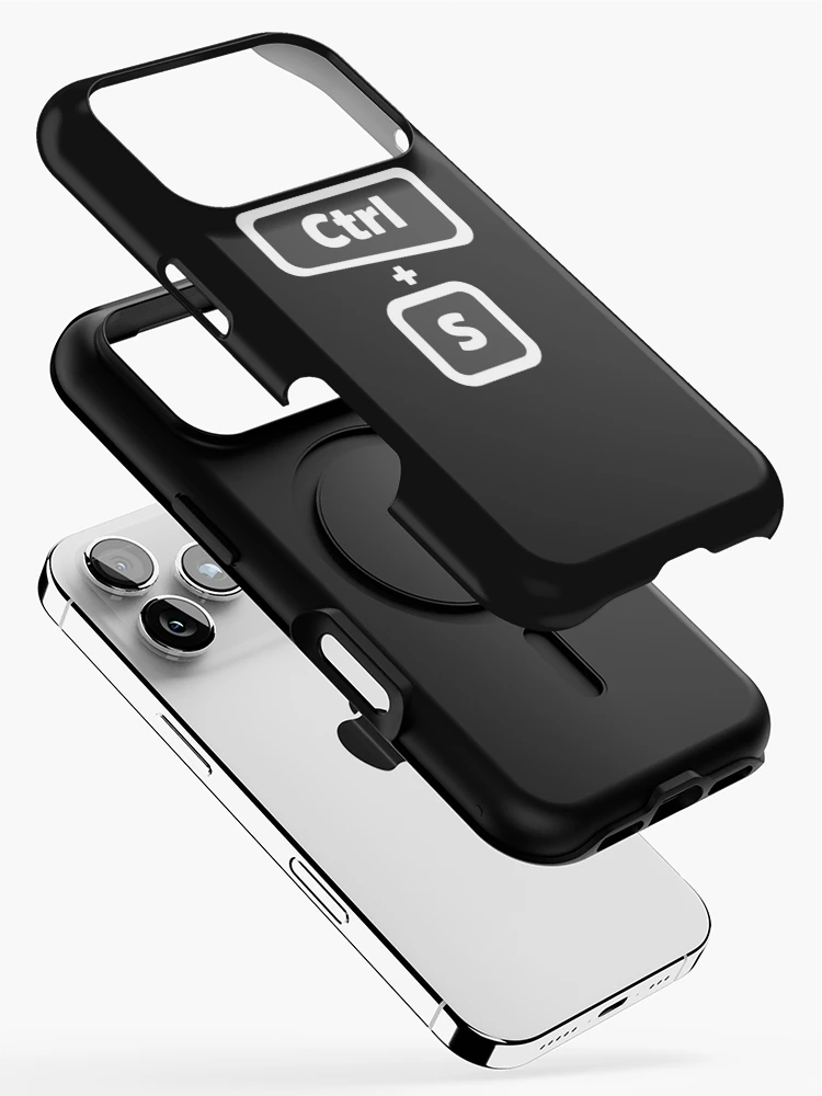Thumbnail 2 of 4, iPhone Case, Ctrl + S - Computer Programming - Dark Color designed and sold by Programming Jokes.