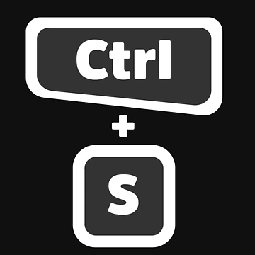 Artwork thumbnail, Ctrl + S - Computer Programming - Dark Color by Programming Jokes