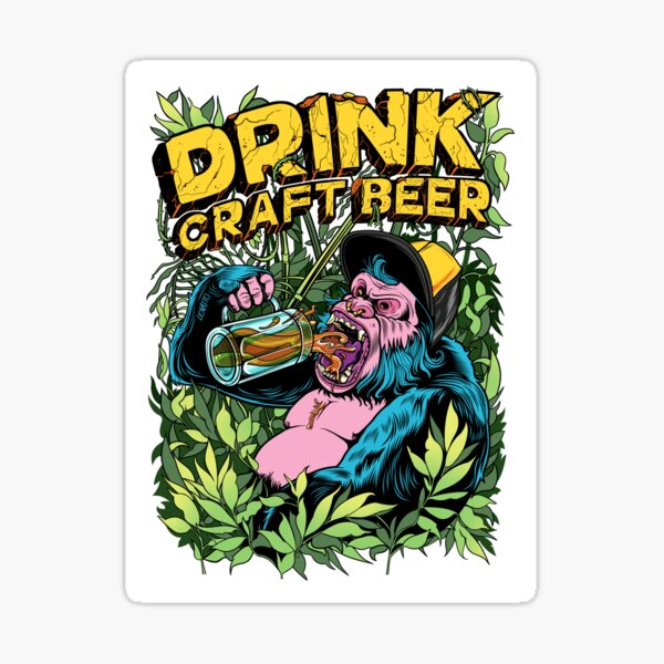 Drink Craft Beer Sticker