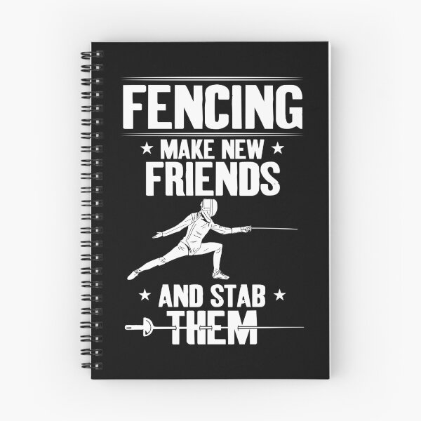 Item preview, Fencing Fencer Make New Friends Stab Gift Present designed and sold by Krautshirts.