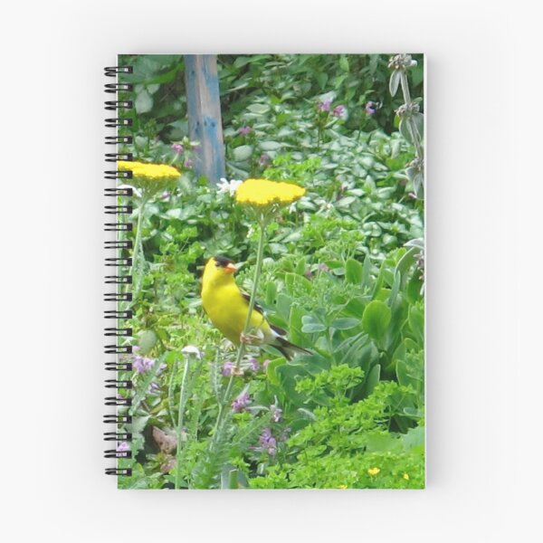 Item preview, Yellow Finch on Yarrow designed and sold by MarianBendeth.