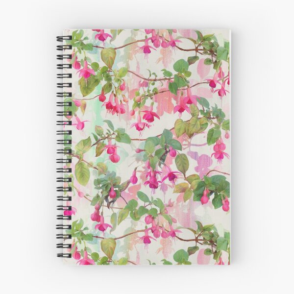 Item preview, Rainbow Fuchsia Floral Pattern designed and sold by micklyn.