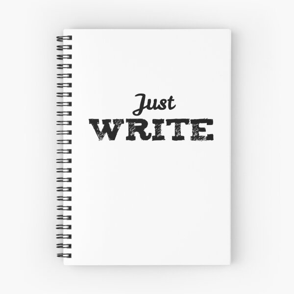 Item preview, Just Write designed and sold by BehaveBookishly.