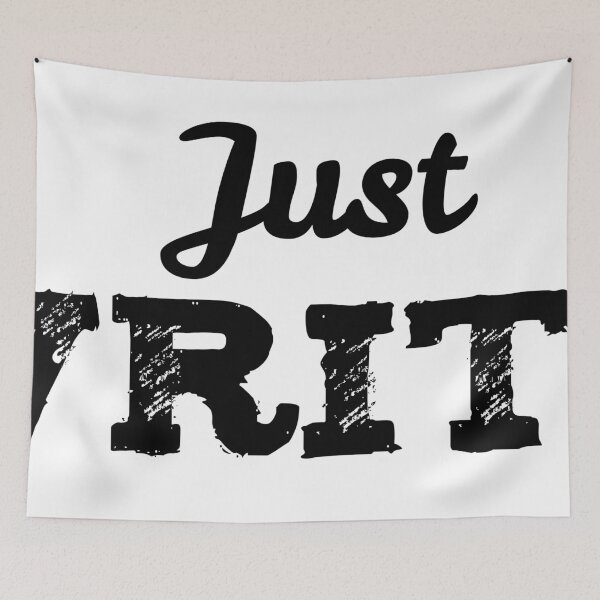 Item preview, Just Write designed and sold by BehaveBookishly.