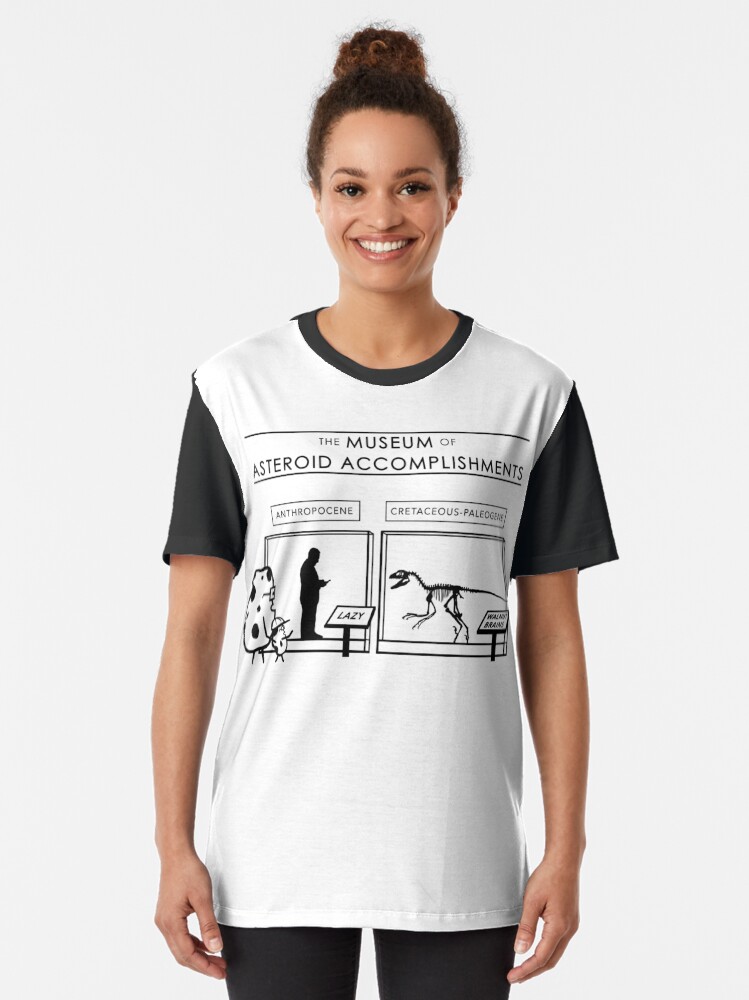 Alternate view of The Museum of Asteroid Accomplishments Graphic T-Shirt