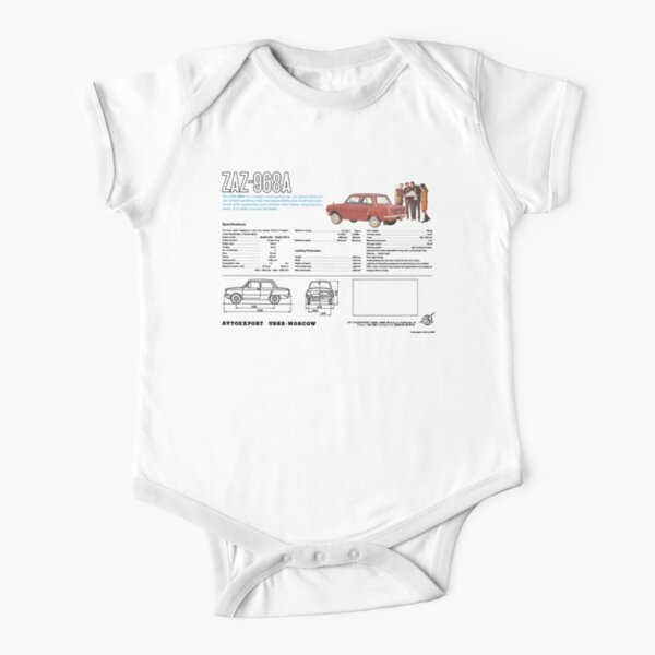 Saporoshez Sas Zaz Logo Baby One Piece By Getthatcar Redbubble