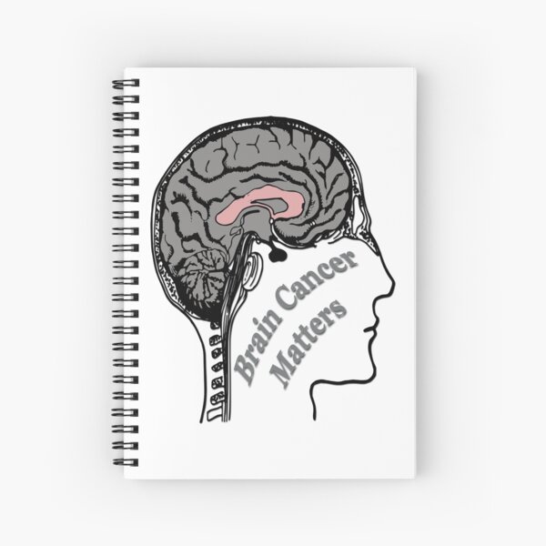Brain Cancer Matters Spiral Notebook