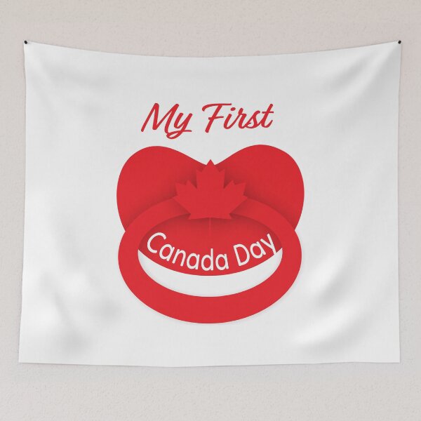 Item preview, My First Canada Day pacifier designed and sold by sigdesign.