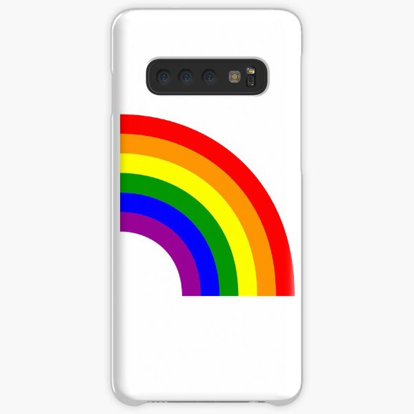 LGBT Gay Matching Couple Half Rainbow Samsung Galaxy Snap Case