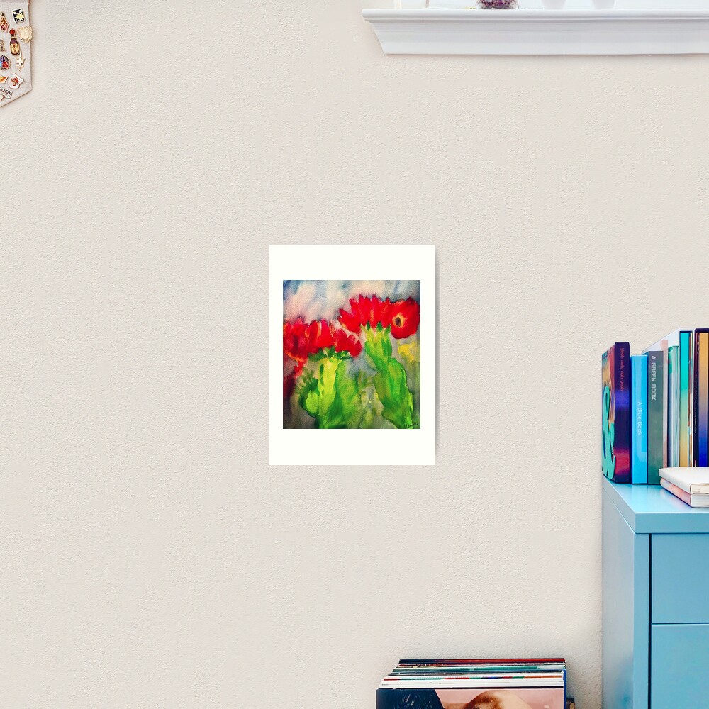 Cactus Flowers Art Print