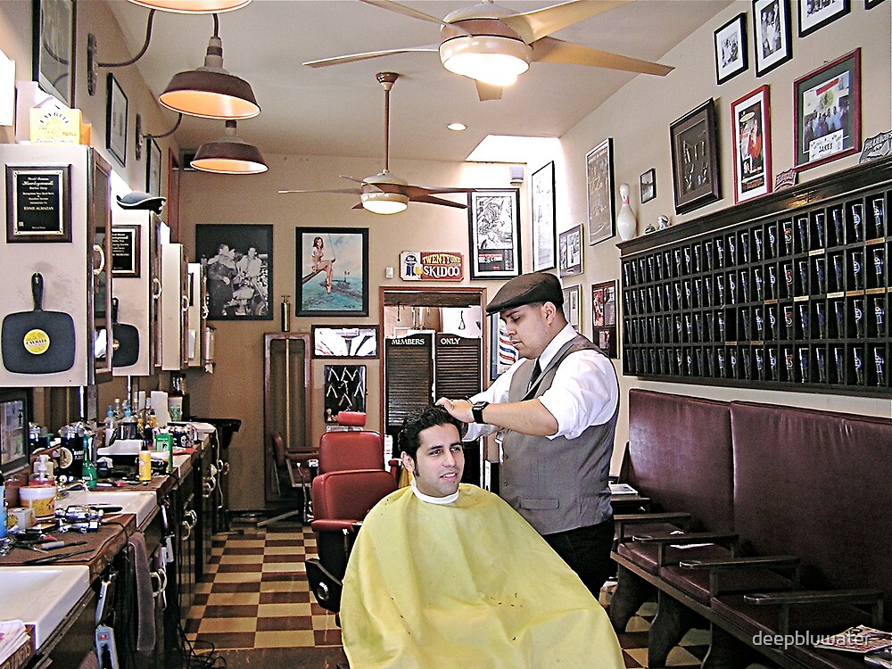 quot hawleywood s barber shop quot by deepbluwater redbubble quot hawleywood s barber shop quot by deepbluwater redbubble
