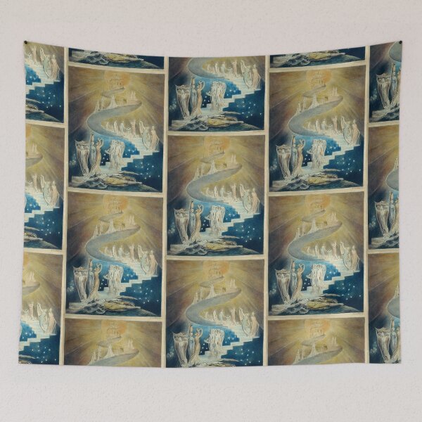 Item preview, Stairway to Heaven illustration by william blake designed and sold by Vintage Designs +.