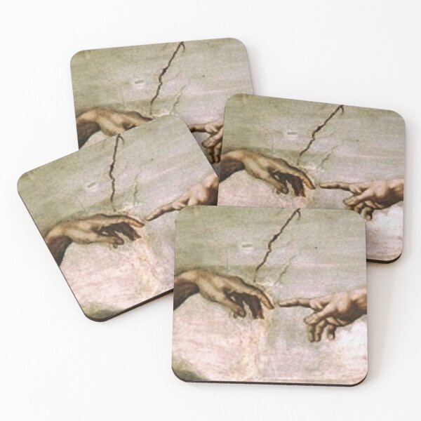 Item preview, The creation of adam michelangelo designed and sold by Calliope ❤️.