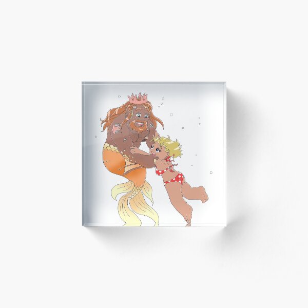 The Merman Acrylic Block