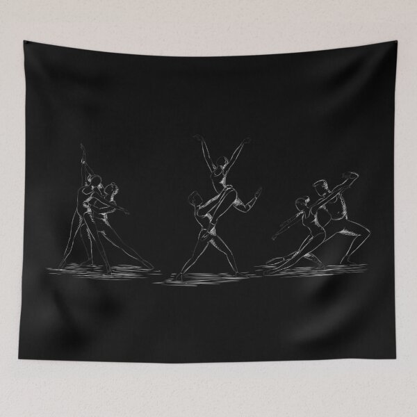 Item preview, Dancing couple line drawing. designed and sold by emphatic.