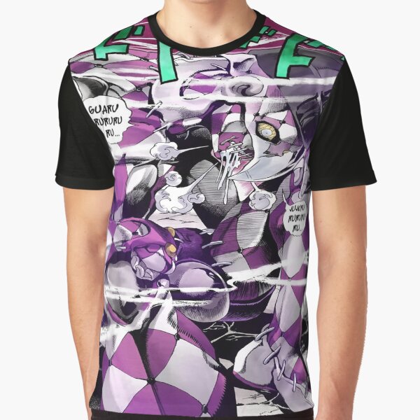 Jojo's Stand Purple haze Part5 Giorno T-shirt graphique