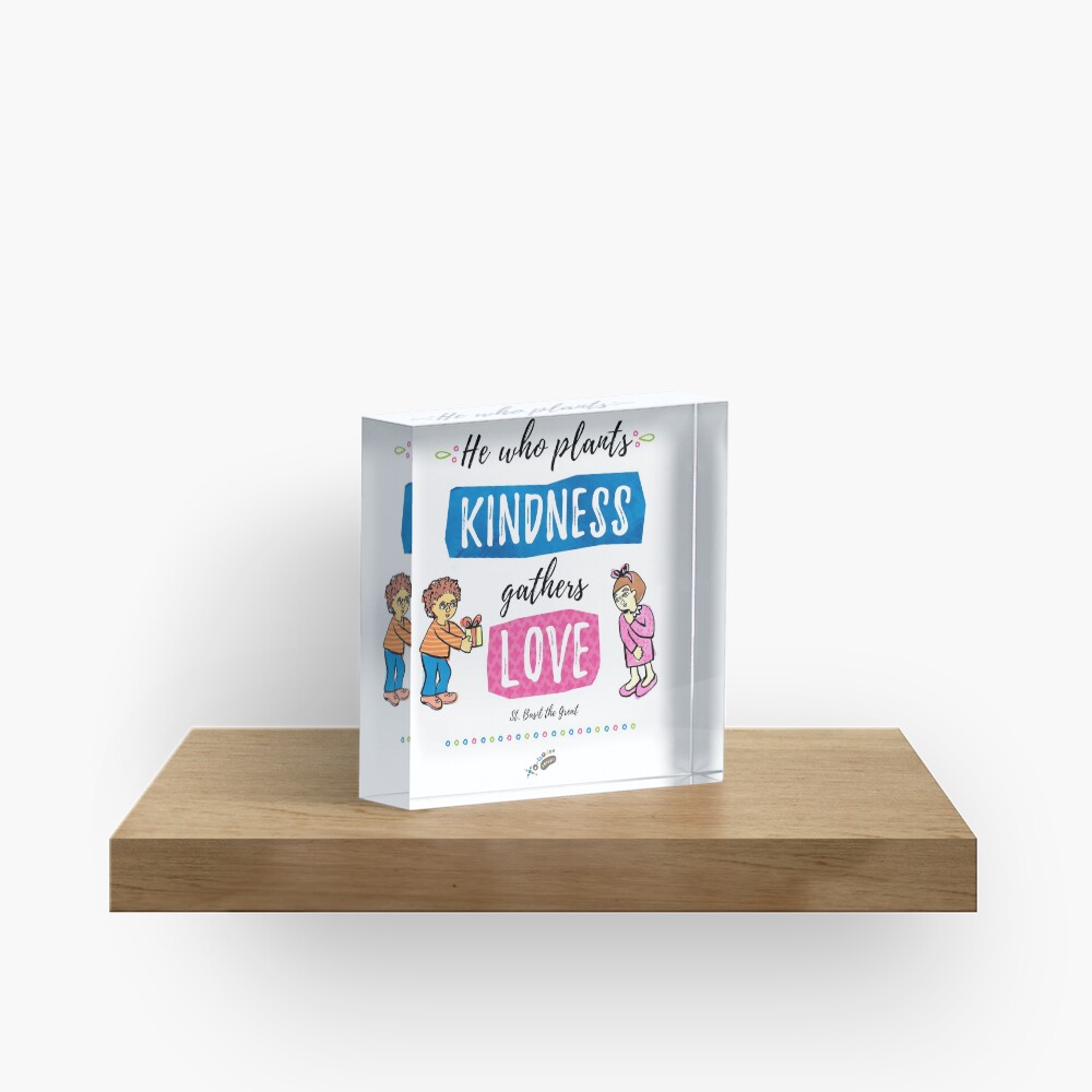 St. Basil quote Acrylic Block