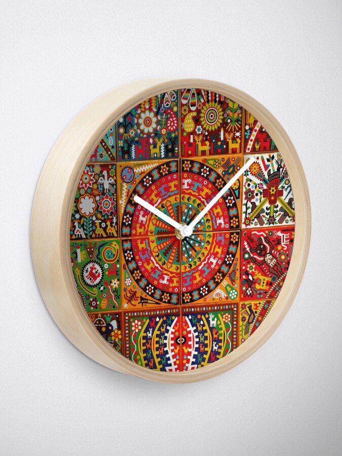 Alternate view of MEXICO ART Clock