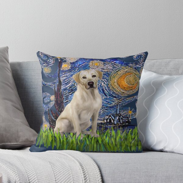 Item preview, Starry Night - Yellow Labrador Retriever  designed and sold by JeanBFitzgerald.